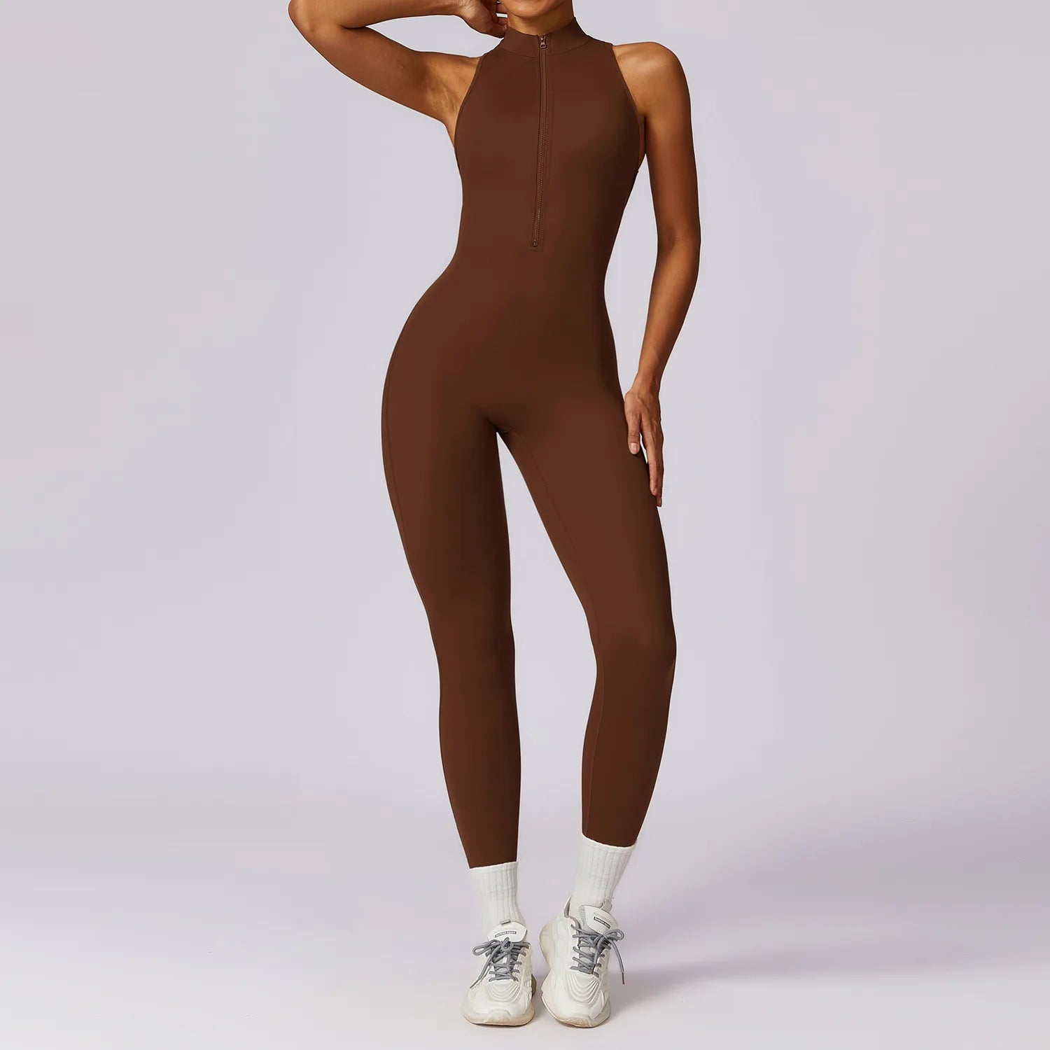 V-Back One-Piece Sports Jumpsuit ATHLEXES