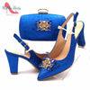 Royal Blue Elegance: Nigerian Pumps & Bag Set ATHLEXES