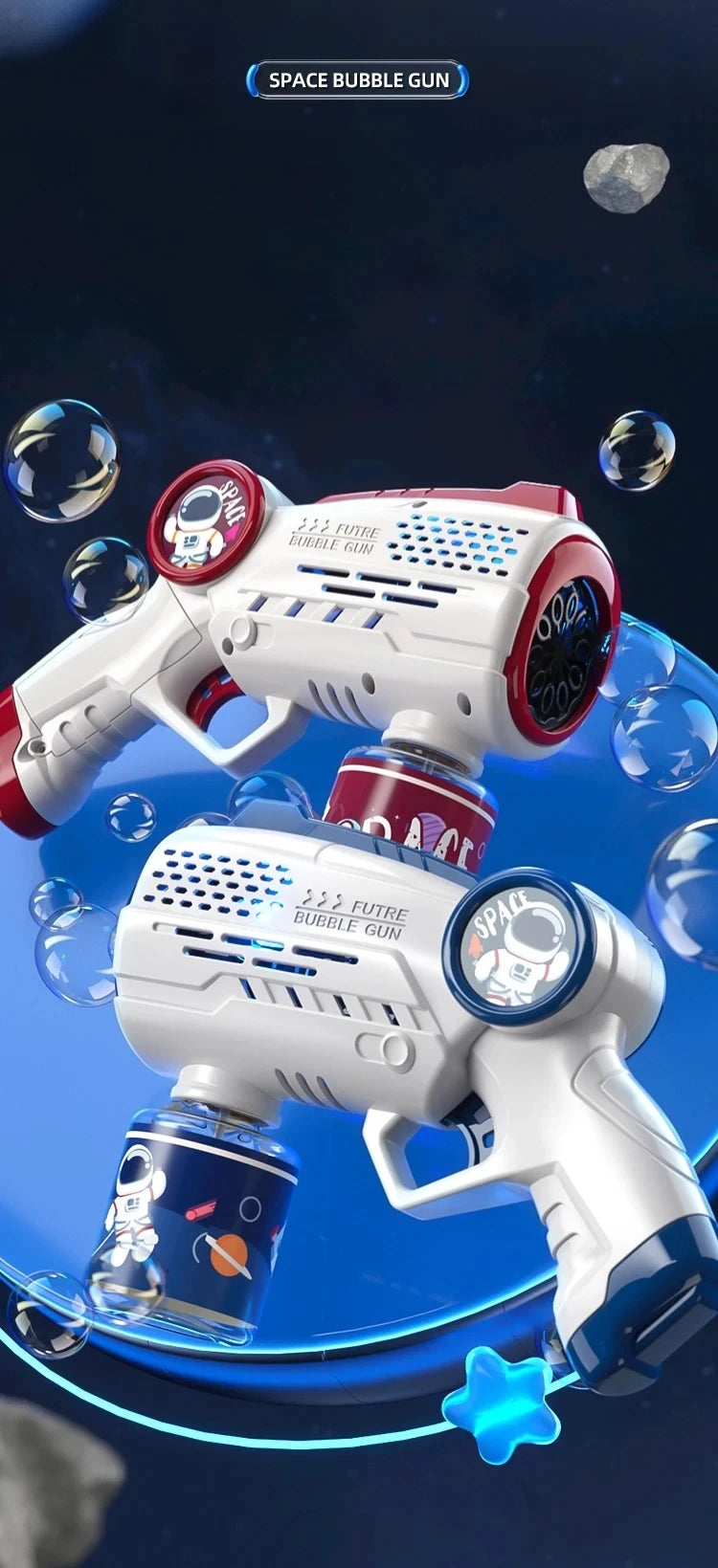 GalaxyBubble Astronaut Bubble Gun ATHLEXES
