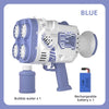 RainbowBlast Automatic Bubble Rocket Gun ATHLEXES