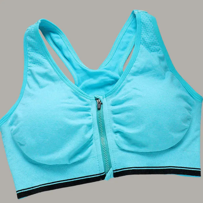 VitaFlex Front Zipper Sports Bra ATHLEXES