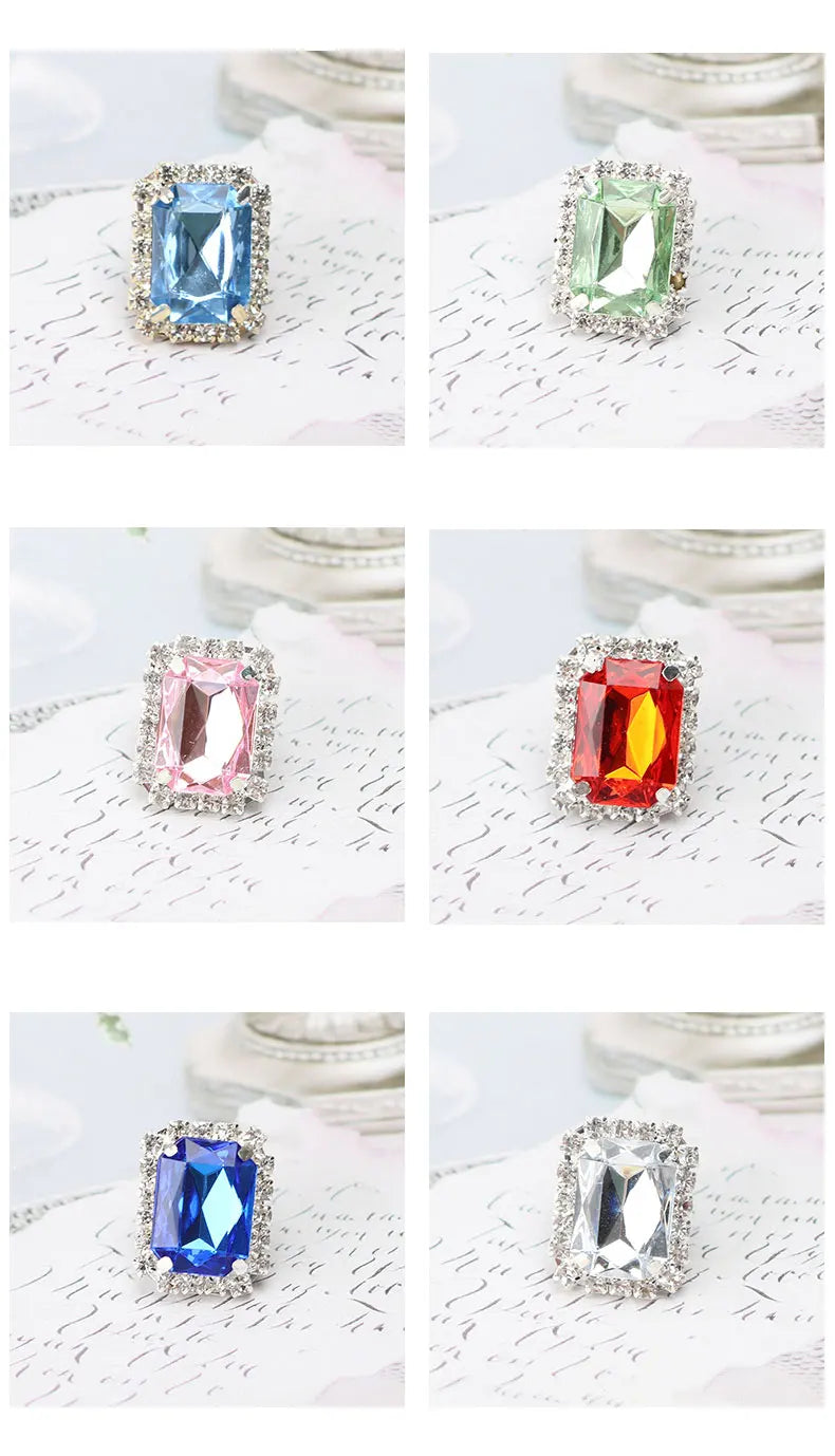 GlamLace Diamond Rhinestone Shoe Charms ATHLEXES