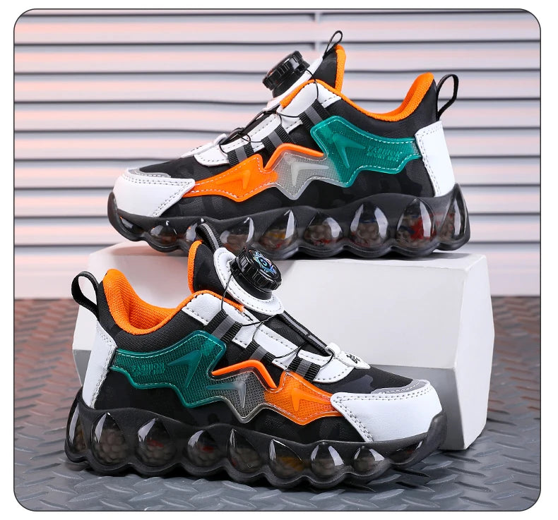 Stylish Leather Kids Running Sneakers ATHLEXES