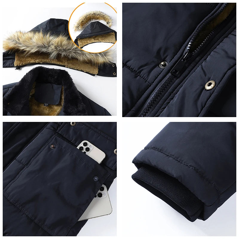 FrostShield Hooded Winter Jacket ATHLEXES