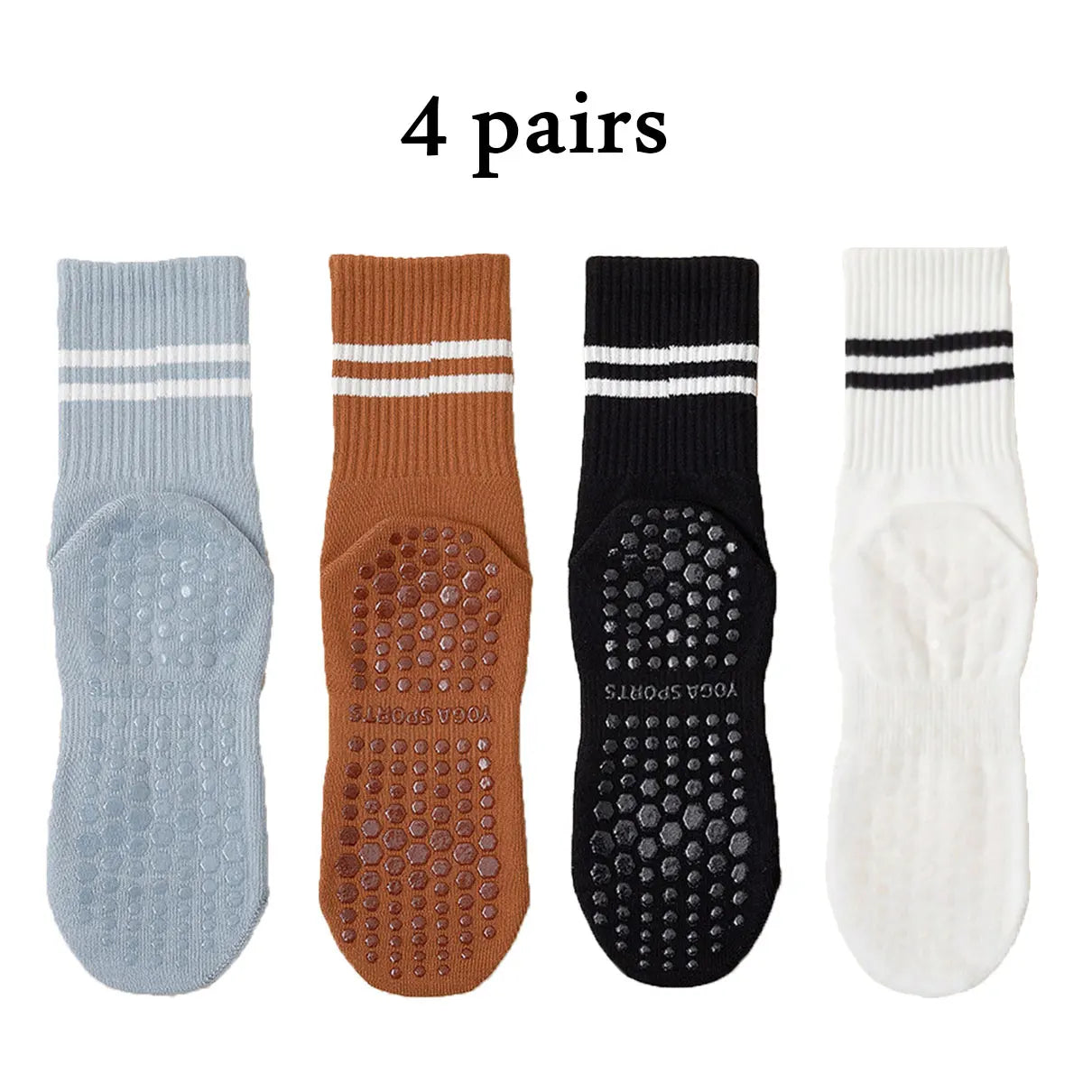 GripFit Non Slip Pilates Socks for Women ATHLEXES