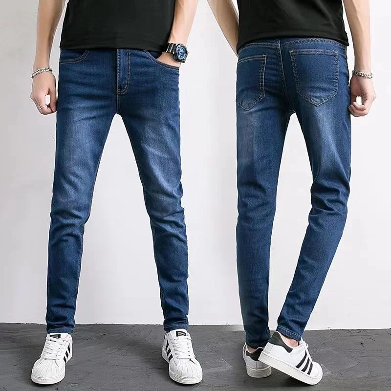 High Quality Slim Fit Denim Pencil Pants for Men ATHLEXES