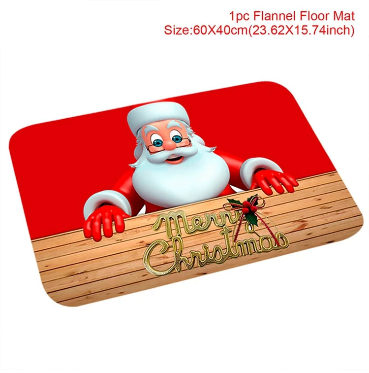 Santa Claus Holiday Outdoor Door Mat 2024 ATHLEXES