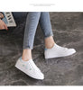 Embroidered Bow Platform Walking Flats for Women ATHLEXES
