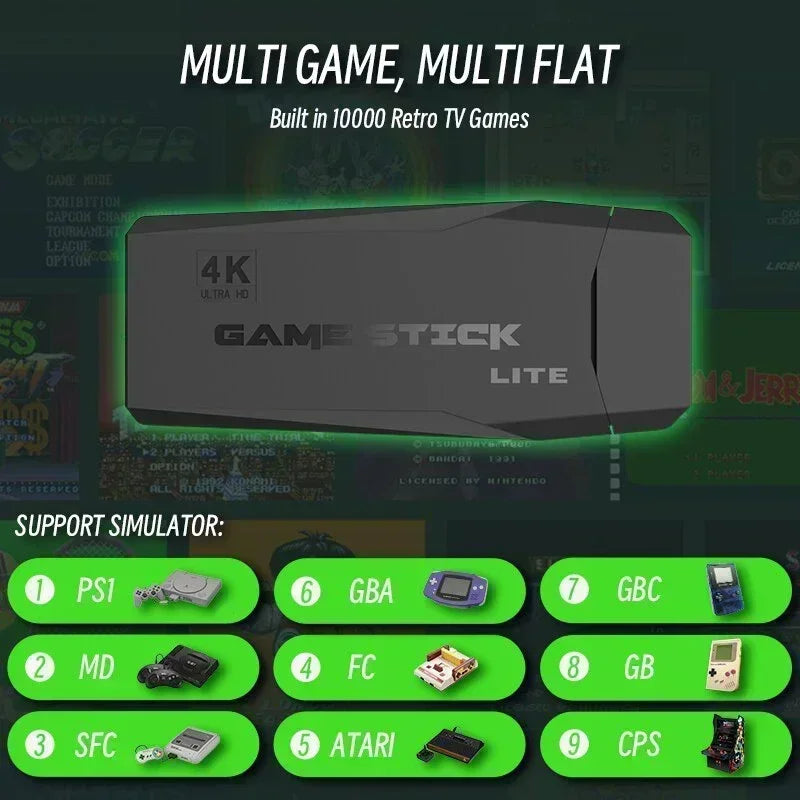 RetroQuest 4K Gaming Console with 10000 Games ATHLEXES
