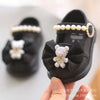 Princess Bow Leather Sneakers for Tiny Trendsetters ATHLEXES