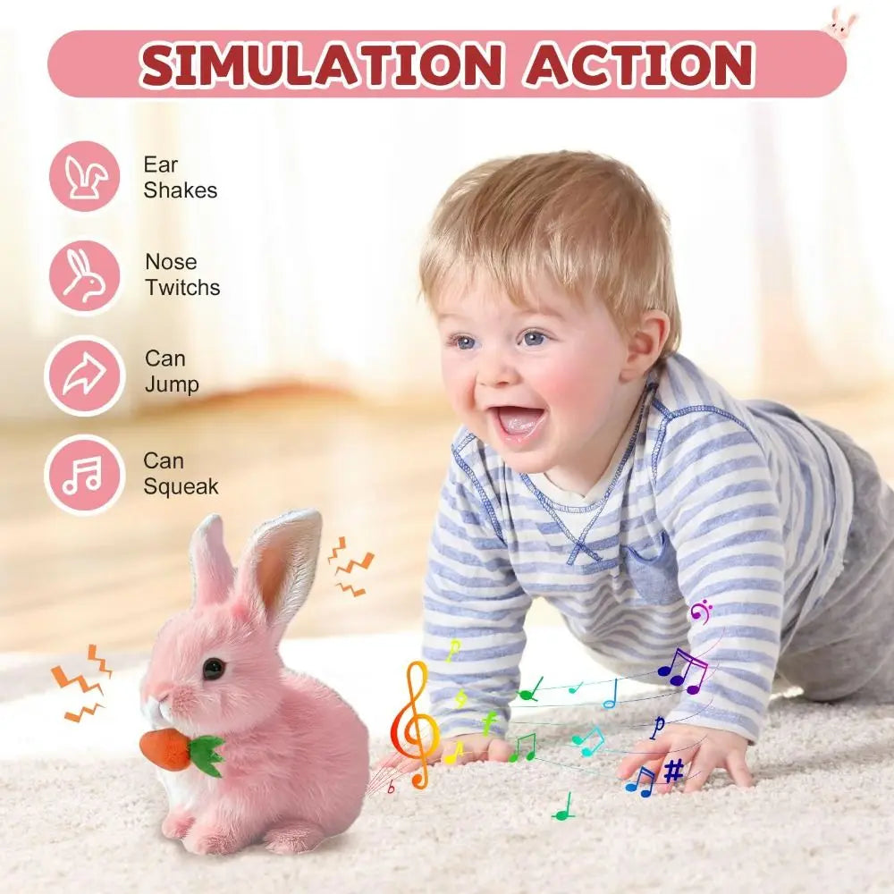 Interactive Plush Electric Bunny Toy ATHLEXES