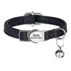 Engraved Luxury PU Leather Cat Collar ATHLEXES
