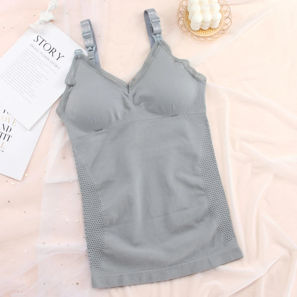 Elegant Summer Nursing Tank for Moms ATHLEXES