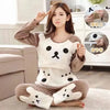 CozyCare Winter Nursing Pajama Set for Moms ATHLEXES