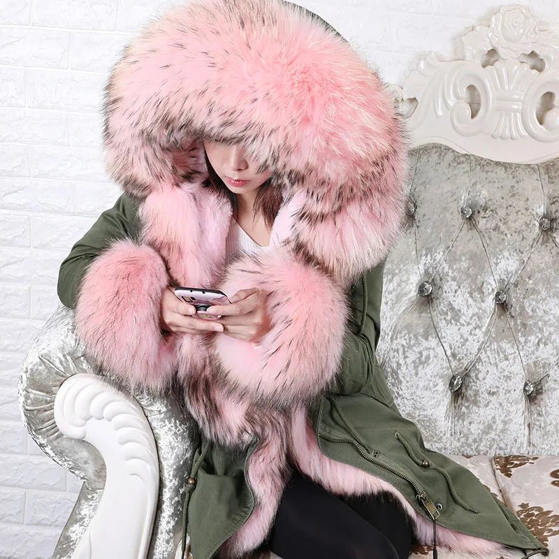 Luxury Women’s Real Fur Parka ATHLEXES