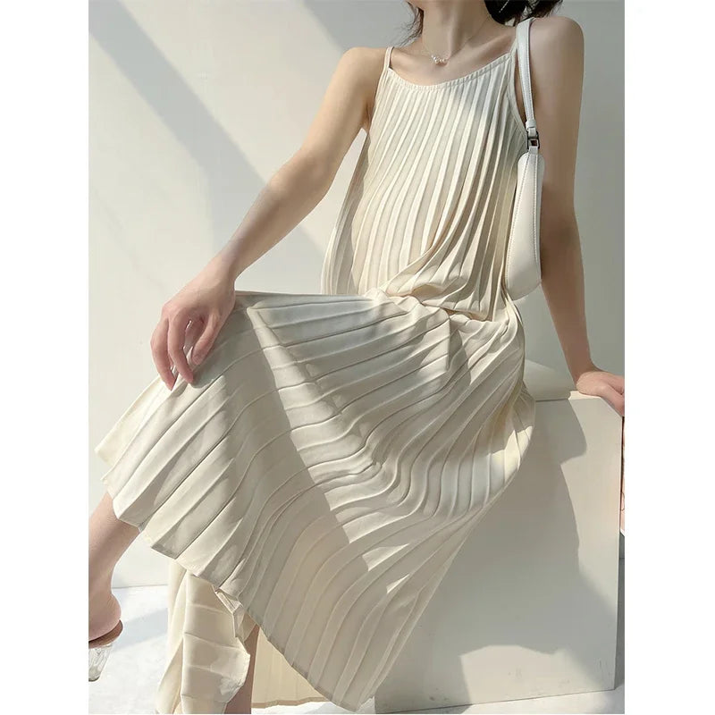 LuxeFlow Chiffon Maternity Dress ATHLEXES
