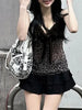 Vintage Lace Bow Crop Top ATHLEXES