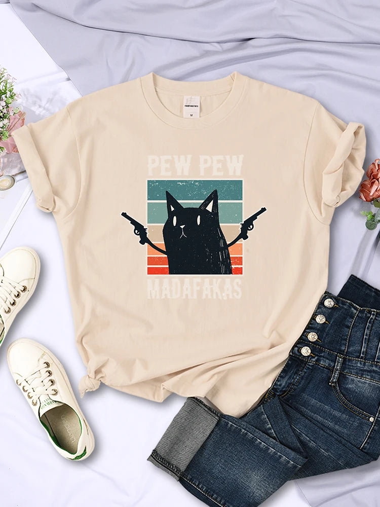 Pew Pew Madafaks Vintage Hip Hop Women Tee ATHLEXES