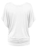 Chic Summer V-Neck Batwing Tee for Women S-5XL ATHLEXES