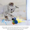 Interactive Cat Toys Flying Bird Cat Toy Flapping Wings Sparrow Catnip Toys Vivid Chirpi]ng Simulation Bird Interactive Cat Toy ATHLEXES