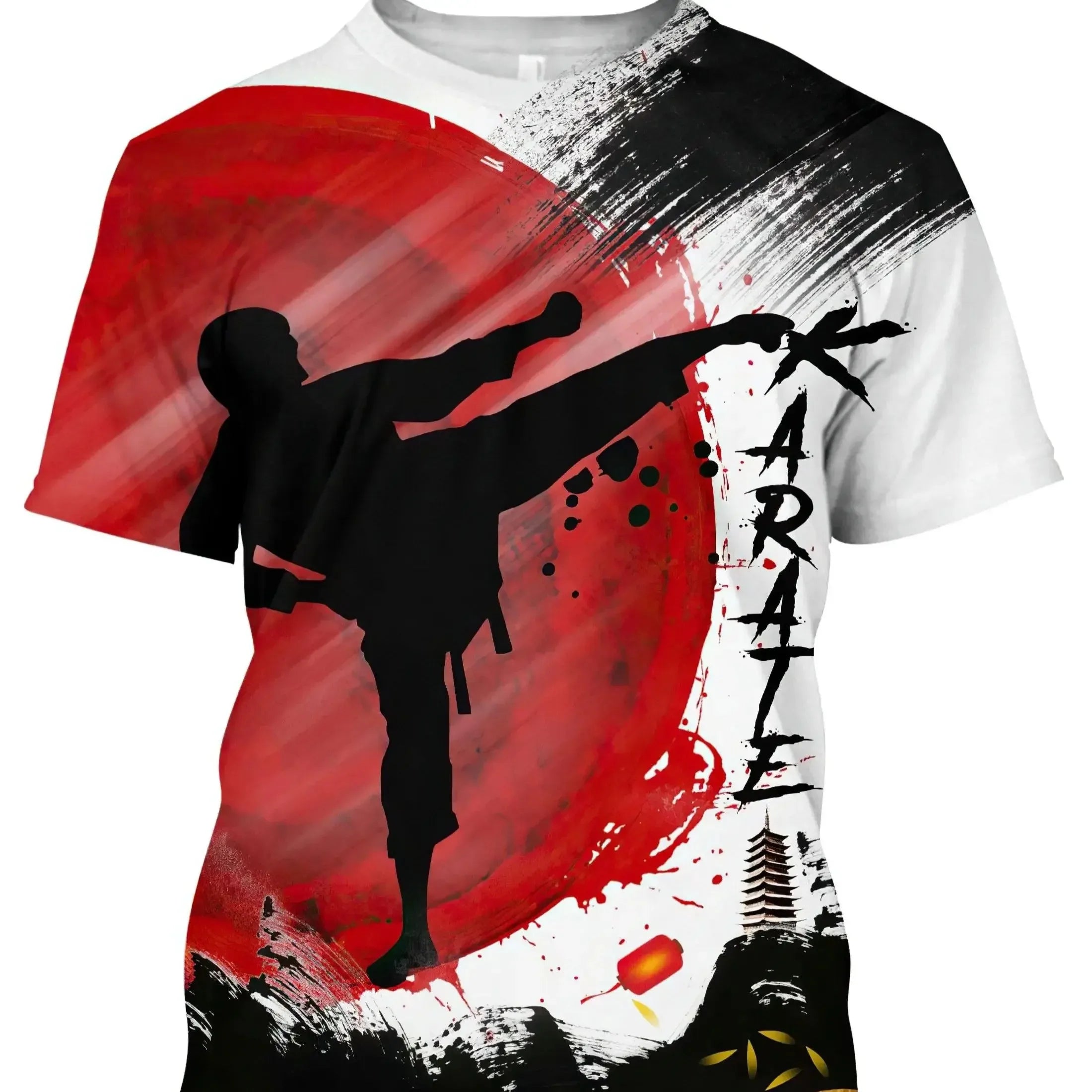 Karate Spirit 3D Men's Quick-Dry Training Tee ATHLEXES