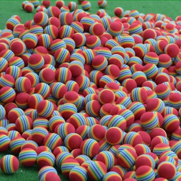 Rainbow Foam Golf Practice Balls Set ATHLEXES