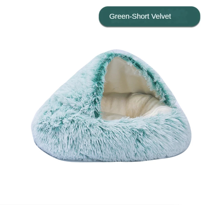 CozyNest 2-in-1 Plush Pet Cat Bed & Cushion for Dogs and Cats ATHLEXES