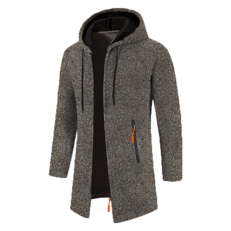 Urban Luxe Zippered Hoodie: Oversized Black Winter Sweatwear ATHLEXES