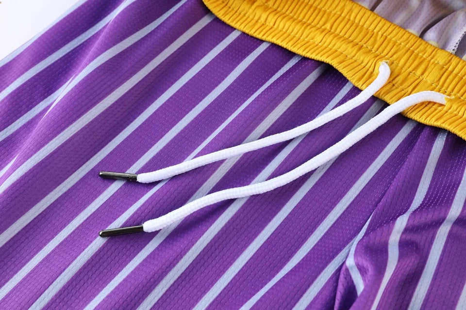 Custom Stripe Basketball Jersey Set for All Ages ATHLEXES