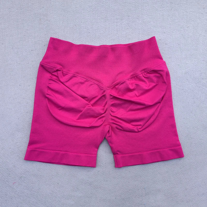Seamless Flex Ribbed Yoga Shorts for Women ATHLEXES