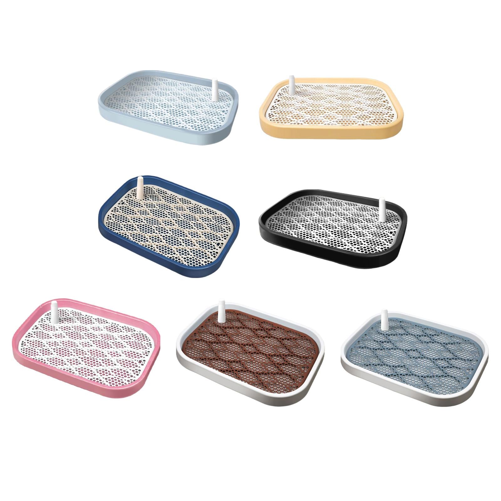 Portable Pet Dog Toilet Puppy Potty Tray Potty Toilet Dog Potty Tray Training Pad Holder Detachable Cleaning Tool Pet Supplies ATHLEXES