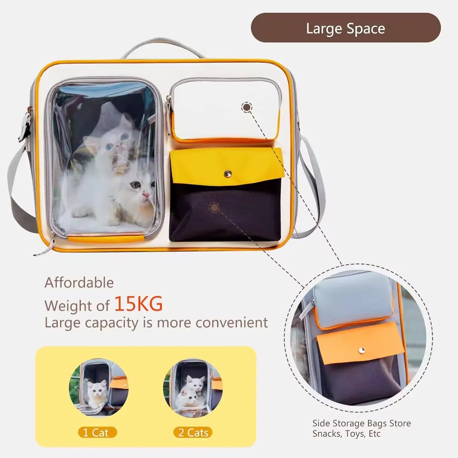 Foldable Double-Layer Cat Backpack ATHLEXES