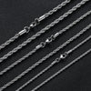 Twisted Stainless Steel Rope Necklace for All ATHLEXES