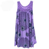 Elegant Lace Print Plus Size Sleeveless Dress ATHLEXES