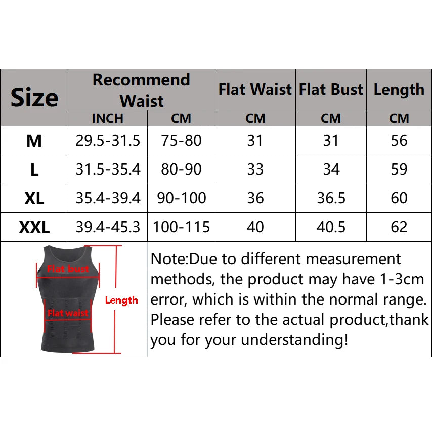 YBFDO Men's Slimming Compression Vest ATHLEXES