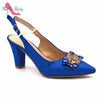 Royal Blue Elegance: Nigerian Pumps & Bag Set ATHLEXES