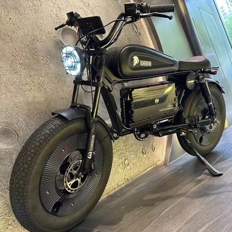Black Knight 1500W Off-Road Electric Bike ATHLEXES