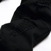 Urban Edge Black Ripped Skinny Biker Jeans ATHLEXES