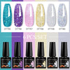 NailArt Pro 6pc UV Gel Polish Kit for Manicure ATHLEXES
