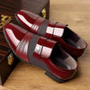 Classic Black Pointed Toe Leather Loafers for Men ATHLEXES