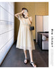 Chic Summer Maternity A-Line Midi Dress ATHLEXES