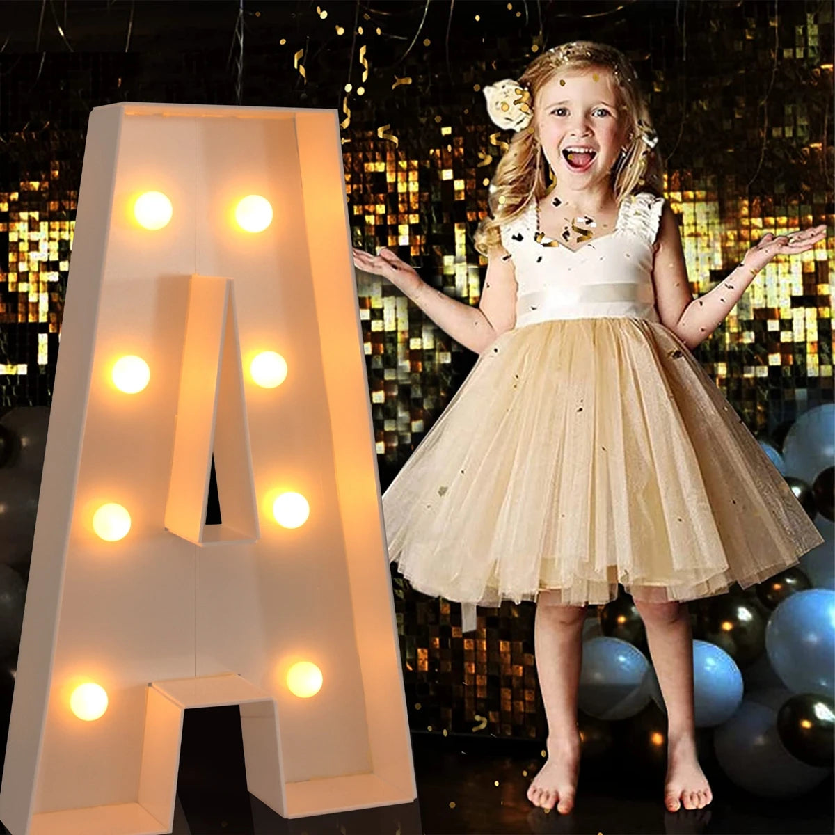 Giant LED Letter Light Box for Events & Decor ATHLEXES