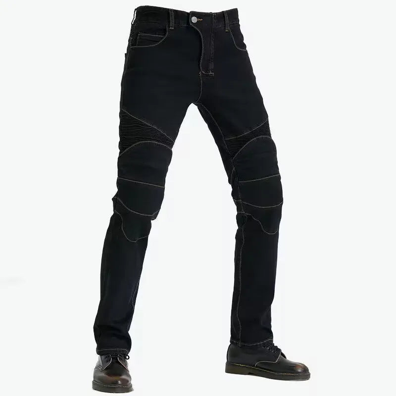 RiderShield Embroidered Motorcycle Jeans ATHLEXES
