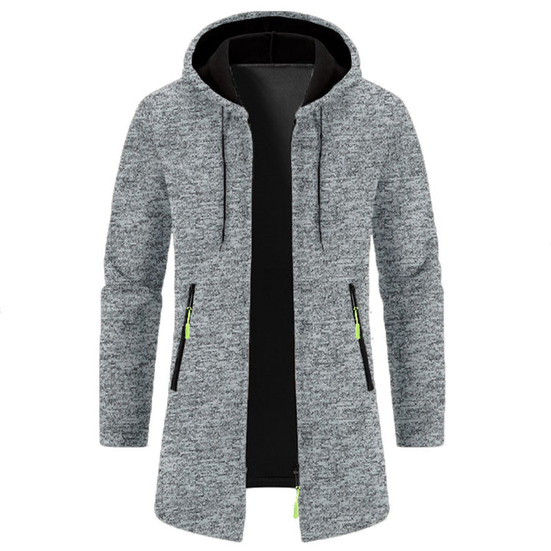 Urban Luxe Zippered Hoodie: Oversized Black Winter Sweatwear ATHLEXES