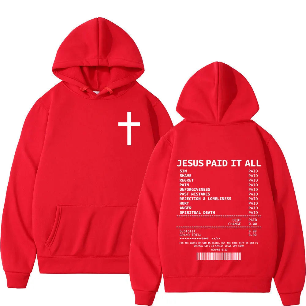 FaithWear Jesus Paid It All Hoodie ATHLEXES