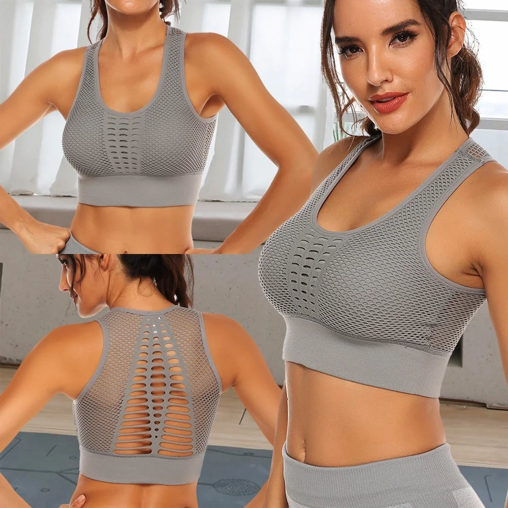 QuickDry Backless Yoga Sports Bra Tank Top ATHLEXES