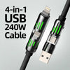 MaxCharge 4-in-1 USB Fast Charging Cable ATHLEXES