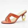 Italian Rhinestone Open Toe Party Pumps for Women ATHLEXES