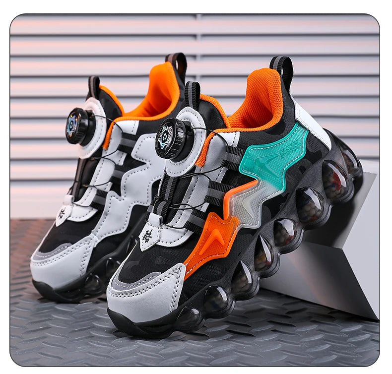 Stylish Leather Kids Running Sneakers ATHLEXES