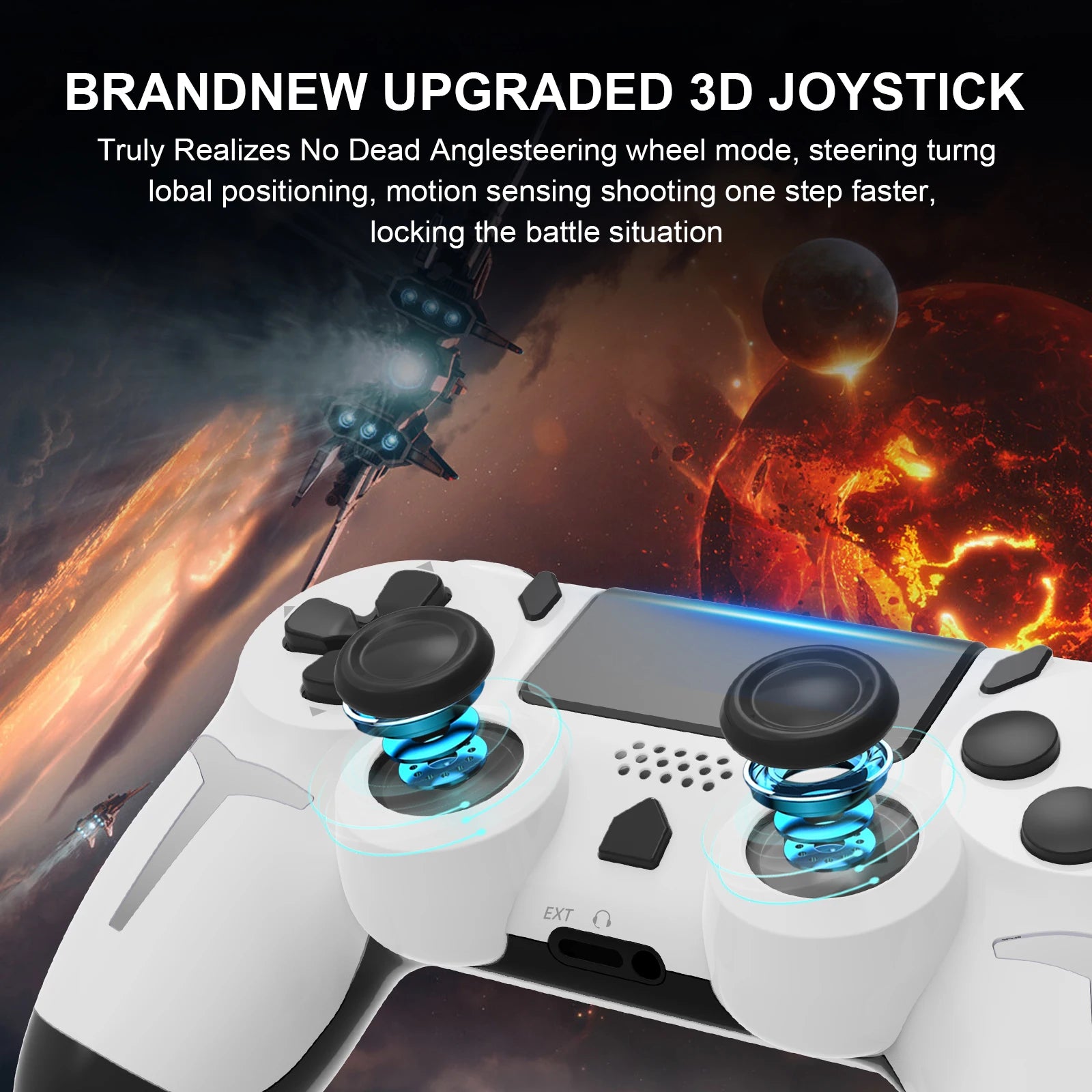 GAMINJA Bluetooth Game Controller with Touchpad ATHLEXES